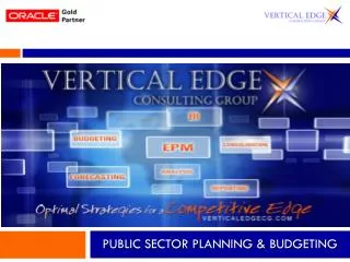 PUBLIC SECTOR PLANNING &amp; BUDGETING