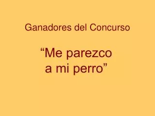 ganadores del concurso