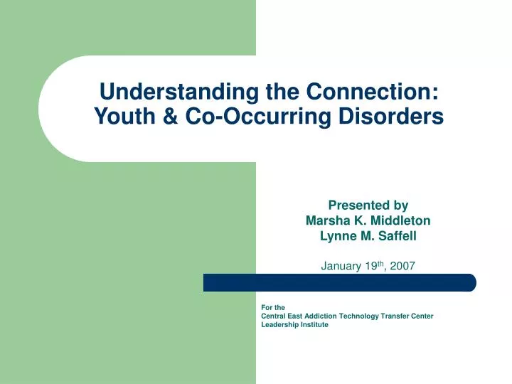 understanding the connection youth co occurring disorders