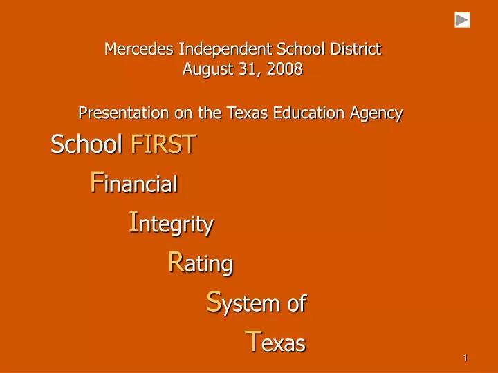 mercedes independent school district august 31 2008