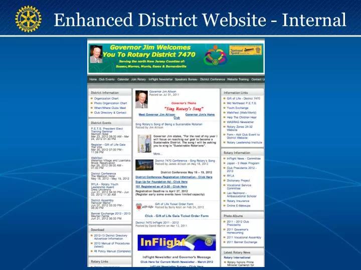 enhanced district website internal