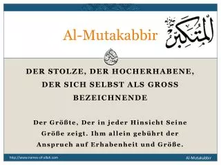 al mutakabbir