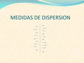 medidas de dispersion