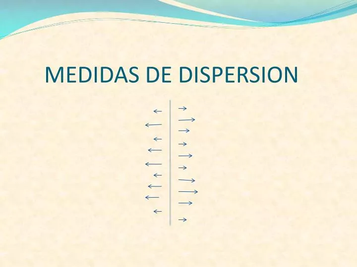 medidas de dispersion