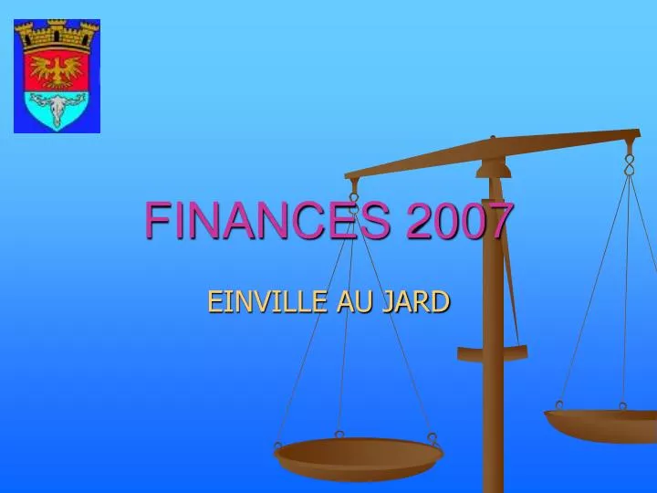 finances 2007