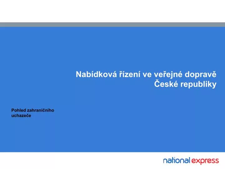 nab dkov zen ve ve ejn doprav esk republiky