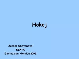 hokej
