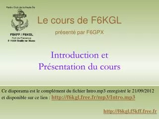 introduction et pr sentation du cours