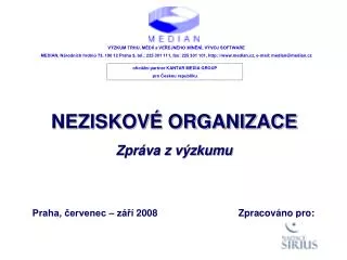 neziskov organizace zpr va z v zkumu