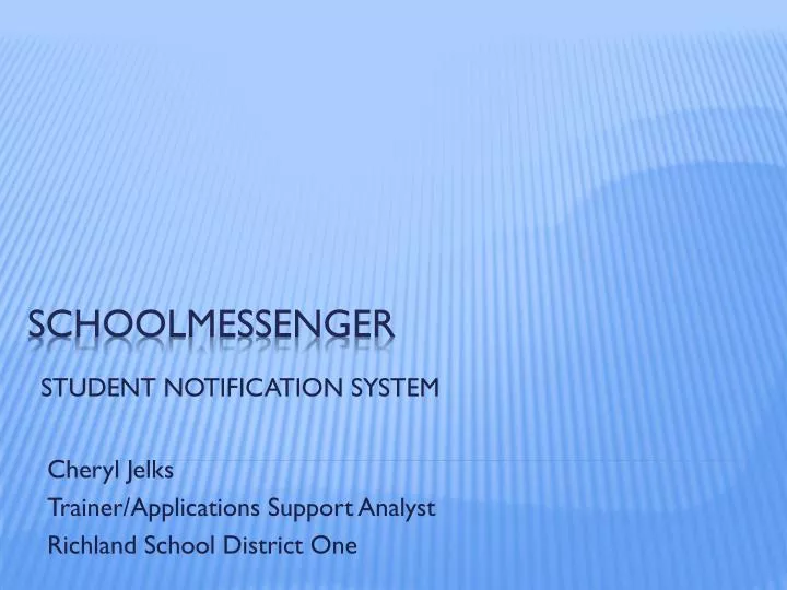 student notification system