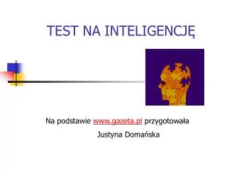 test na inteligencj