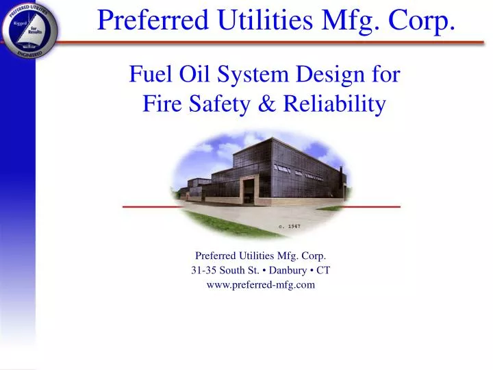 preferred utilities mfg corp