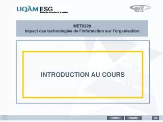met8320 impact des technologies de l information sur l organisation