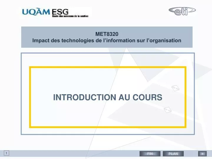 met8320 impact des technologies de l information sur l organisation