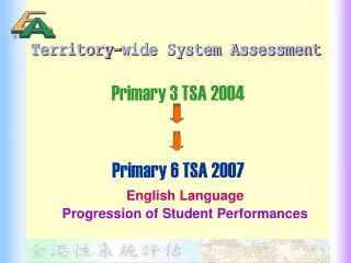 Primary 3 TSA 2004 Primary 6 TSA 2007