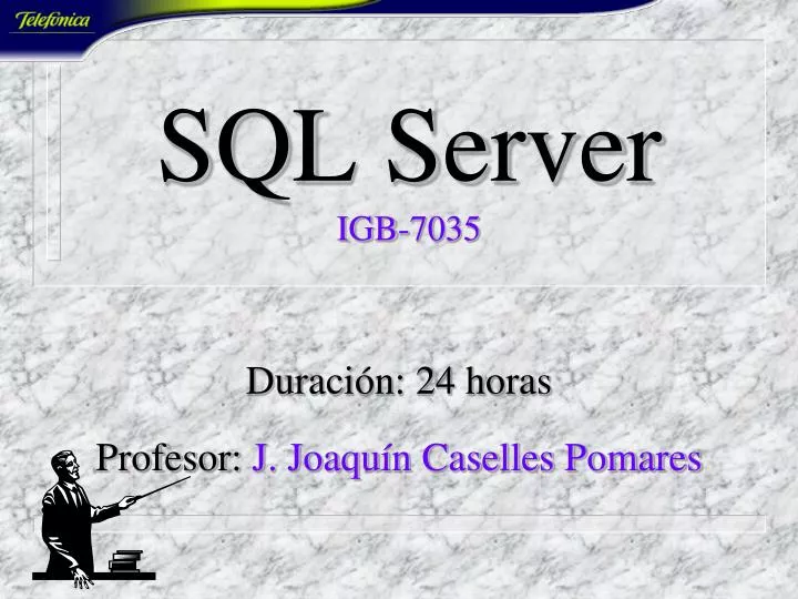 sql server igb 7035