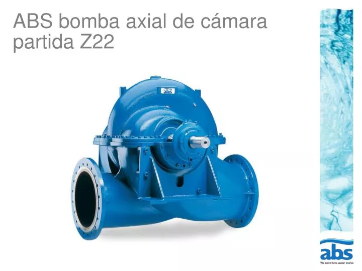 abs bomba axial de c mara partida z22