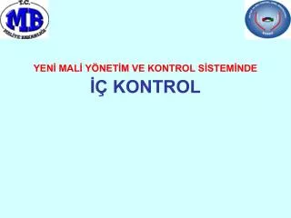 yen mal y net m ve kontrol s stem nde kontrol