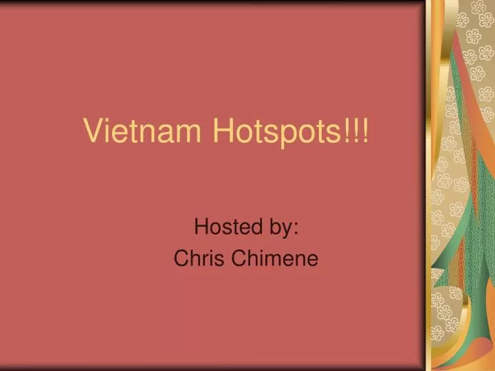 vietnam hotspots