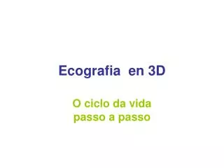 ecografia en 3d