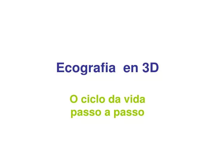 ecografia en 3d