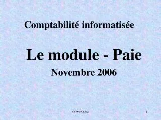 comptabilit informatis e