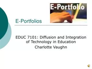 E-Portfolios