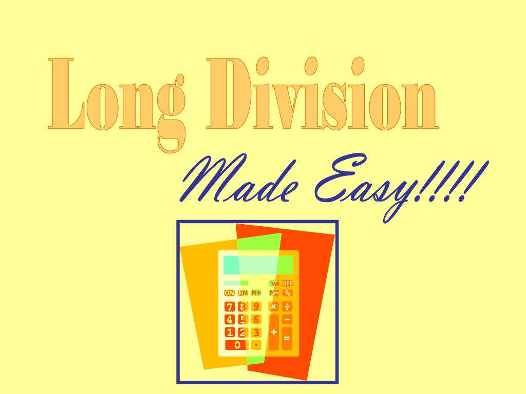 PPT - Long Division PowerPoint Presentation, free download - ID:5215932