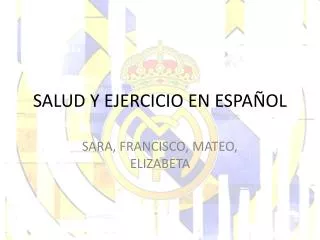 salud y ejercicio en espa ol