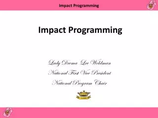Impact Programming