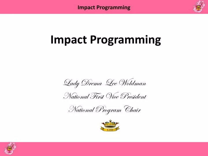 impact programming