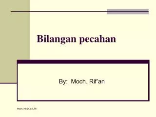 bilangan pecahan