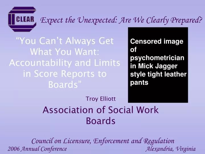 you can t always get what you want accountability and limits in score reports to boards