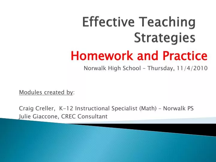 effective teaching strategies
