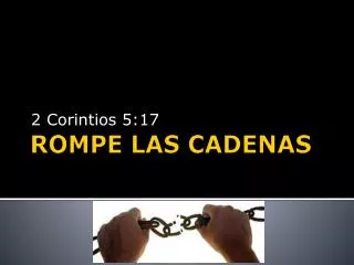 2 corintios 5 17