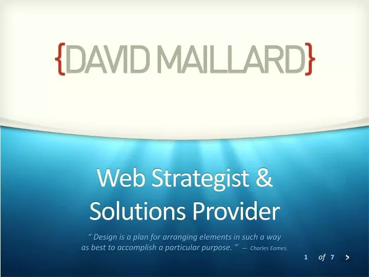 web strategist solutions provider