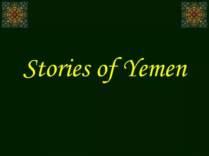 stories of yemen