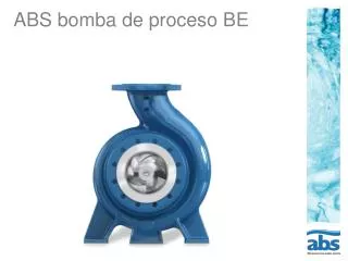 abs bomba de proceso be