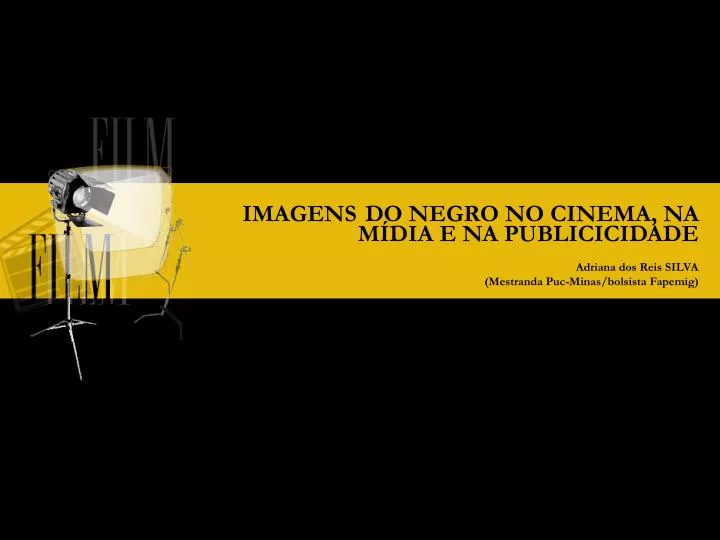imagens do negro no cinema na m dia e na publicicidade