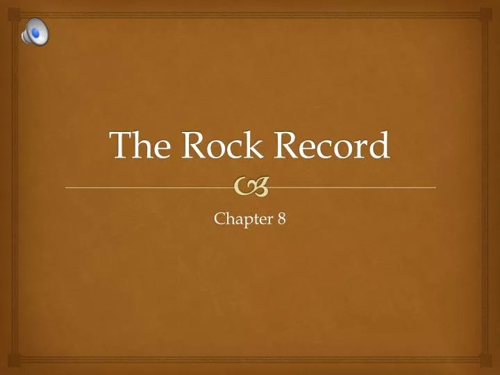 the rock record