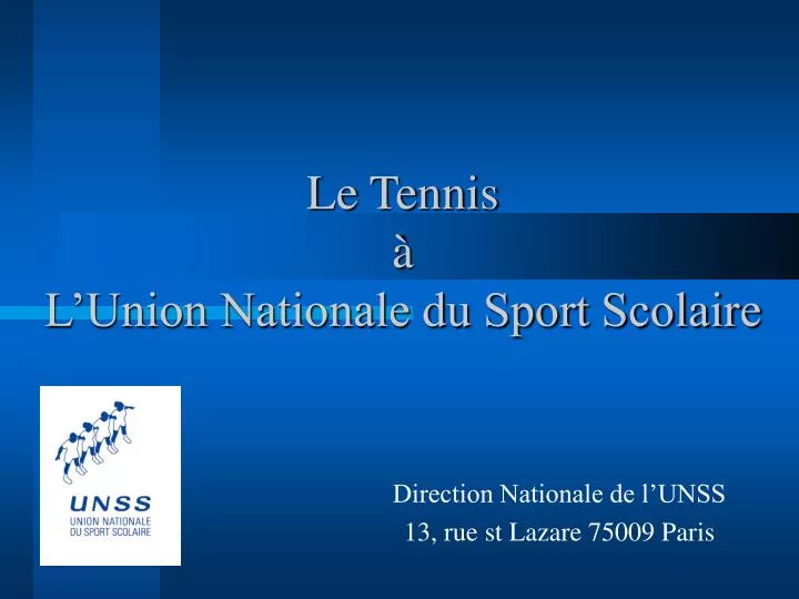 le tennis l union nationale du sport scolaire
