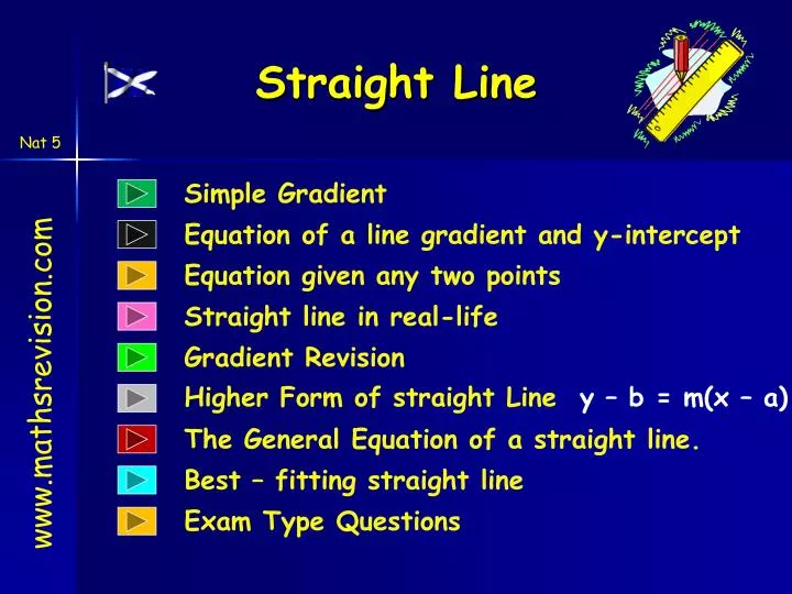 straight line