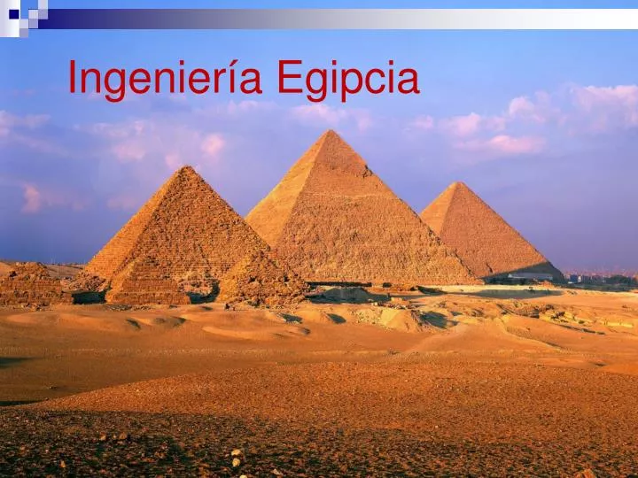 ingenier a egipcia