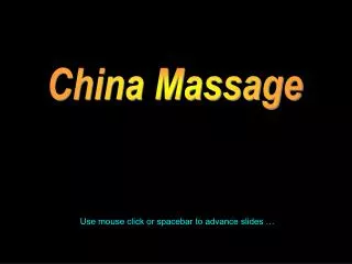 China Massage