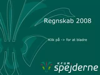 regnskab 2008