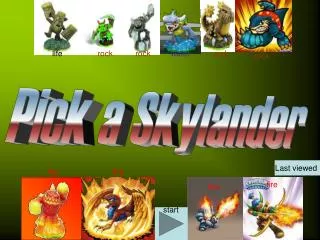 Pick a Skylander