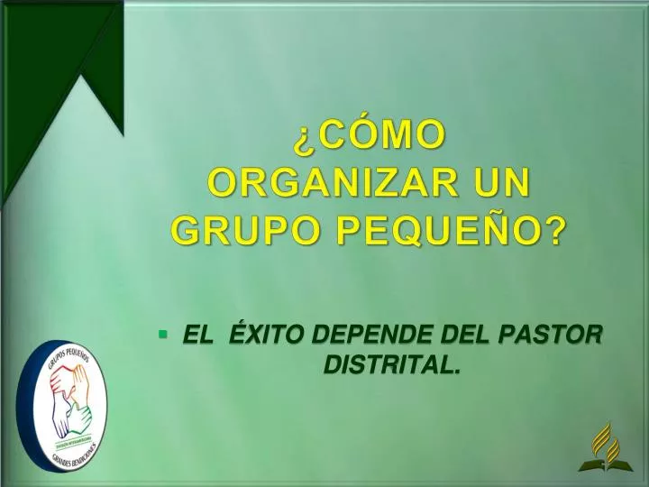 c mo organizar un grupo peque o