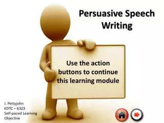 Persuasive Speech Writing