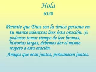 hola 6320