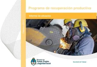 programa de recuperaci n productiva